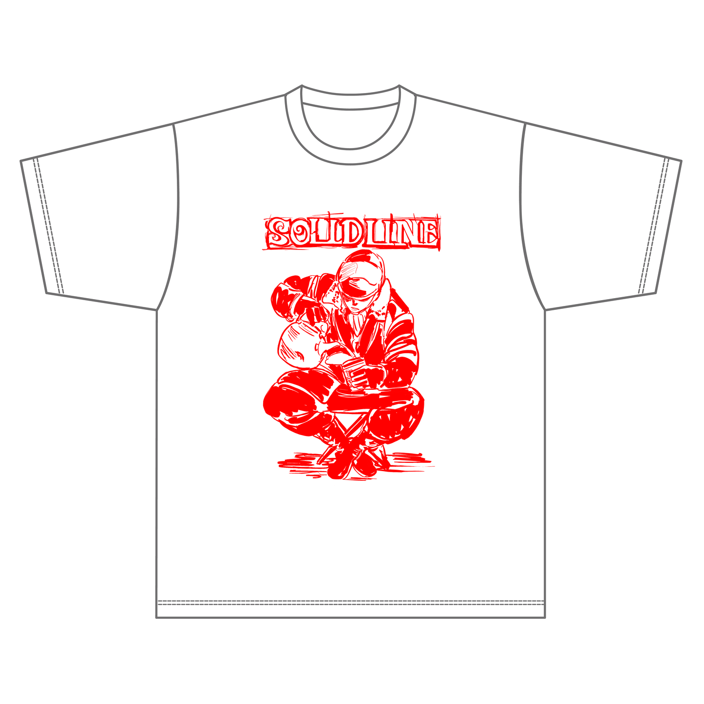 KIDOTAI HOT WATER RED Tshirts