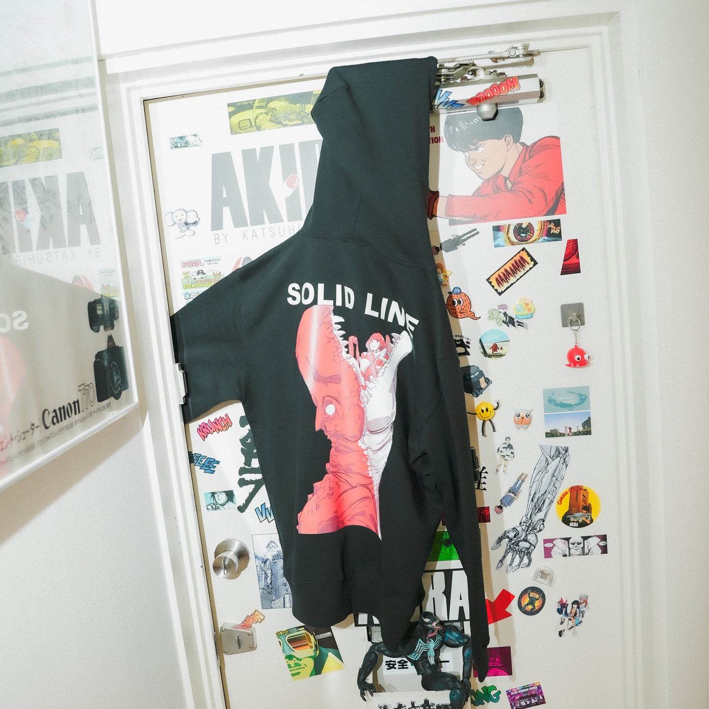 RED&WHITE DINOSAUR Hoodie