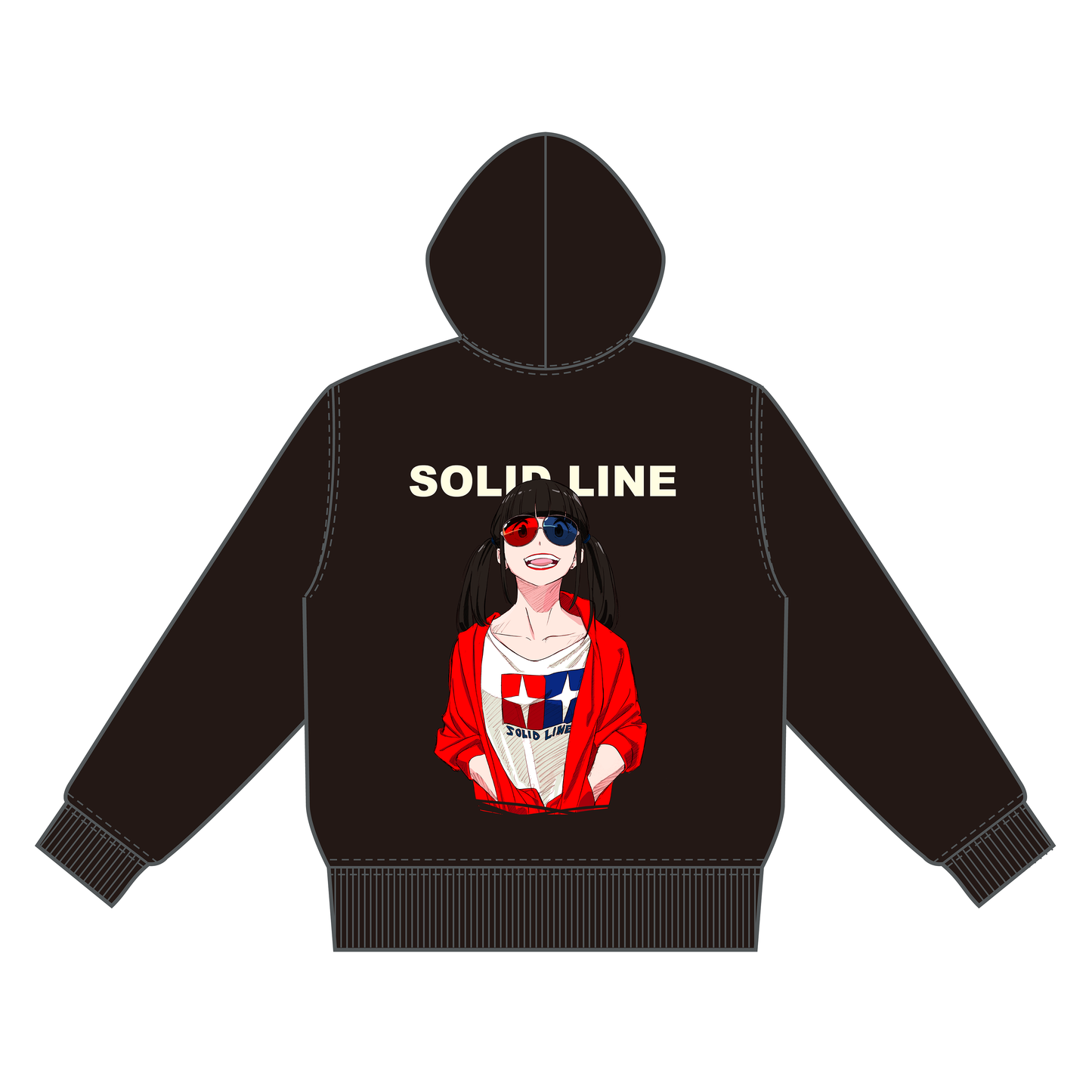 3D GIRL RED Hoodie