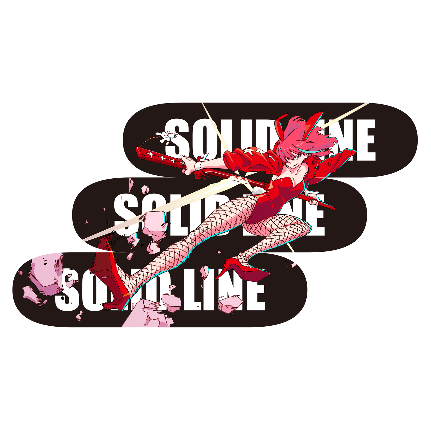 SKATEBOARD DECK INAZUMA KICK!!!!(3 pieces set)