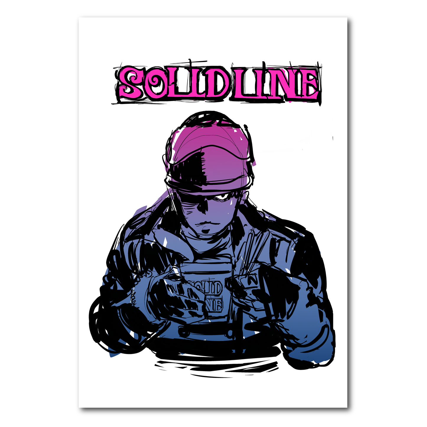 KIDOTAI FRONT PURPLE Sticker