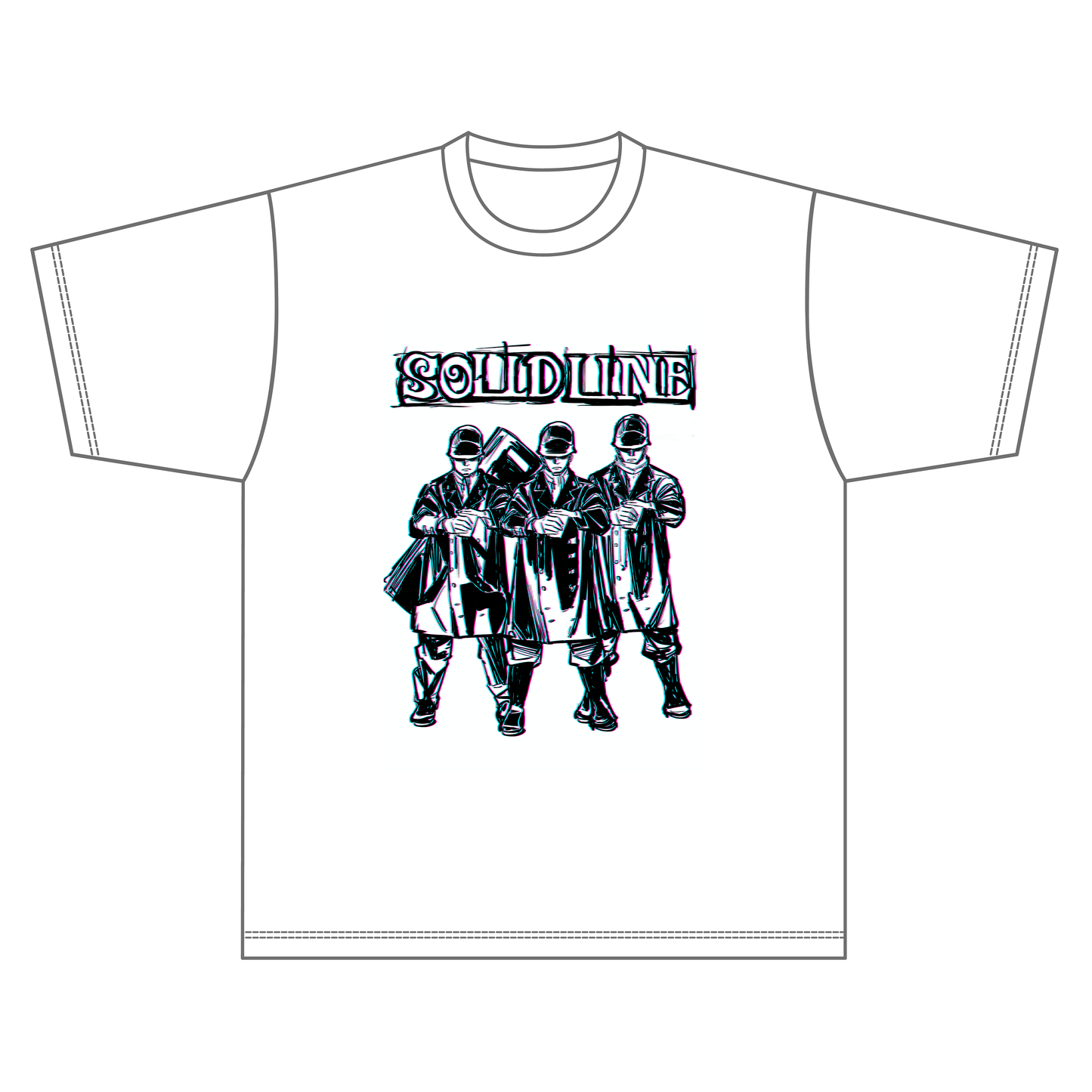KIDOTAI THREE 3COLORS SHIFT Tshirts