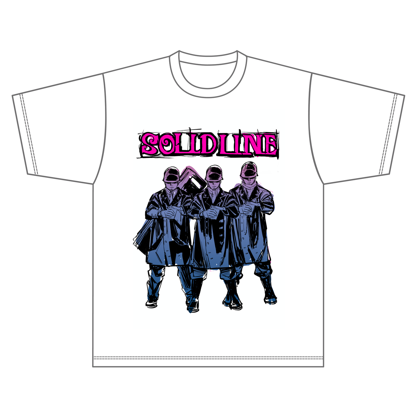 KIDOTAI THREE PURPLE Tshirts