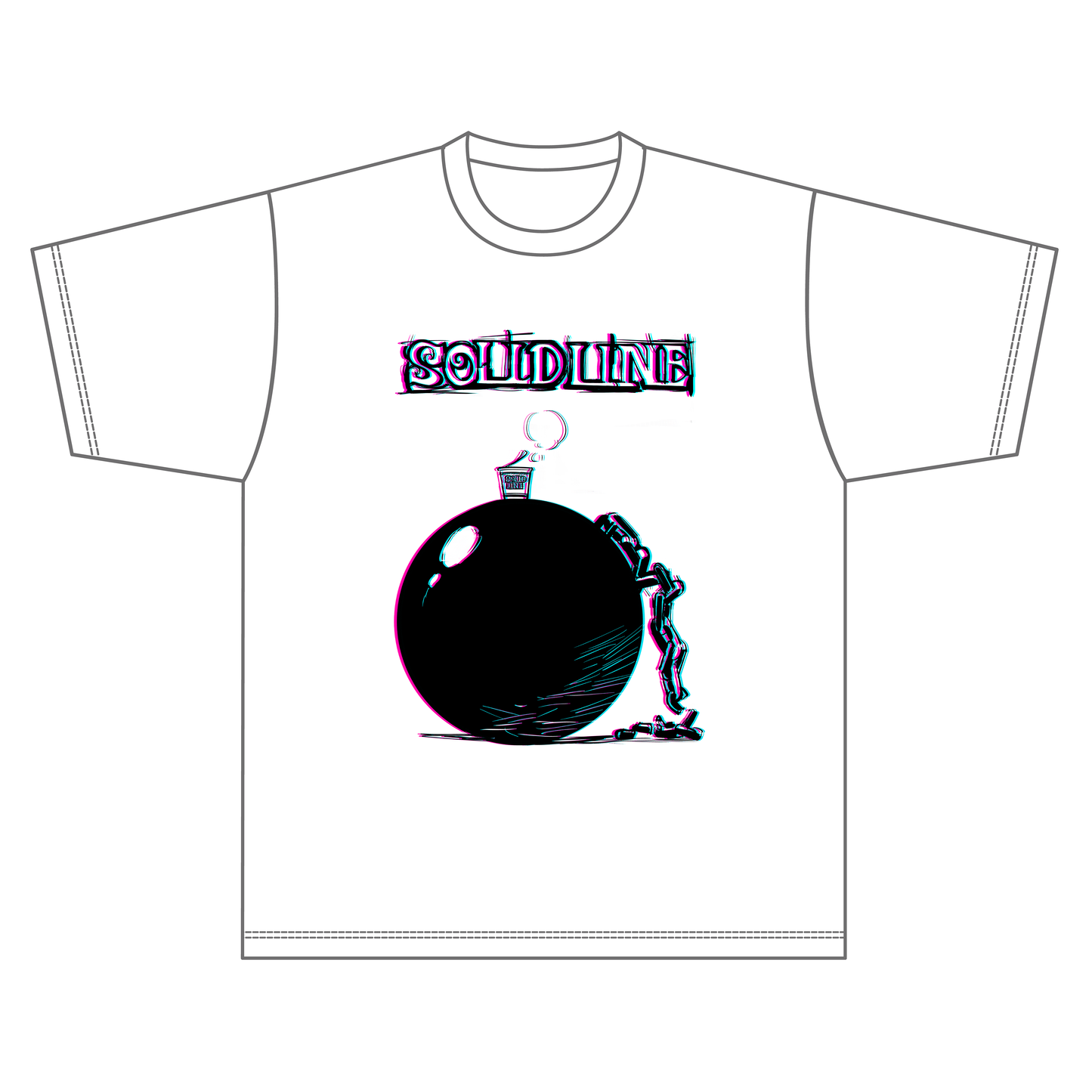 KIDOTAI IRON BALL 3COLORS SHIFT Tshirts