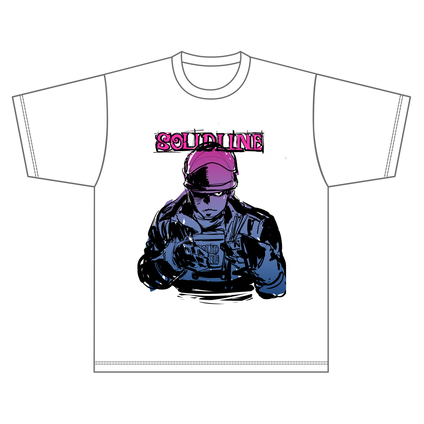 KIDOTAI FRONT PURPLE Tshirts