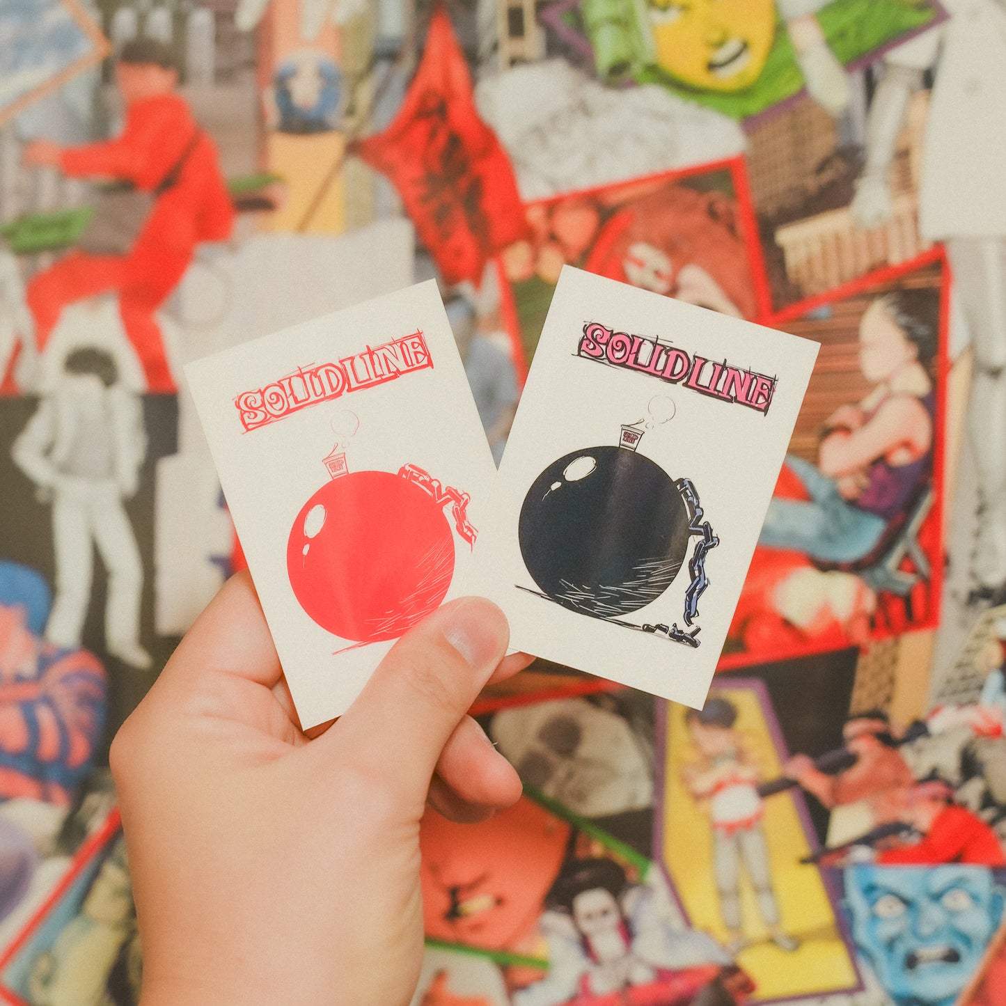 KIDOTAI IRON BALL RED Sticker