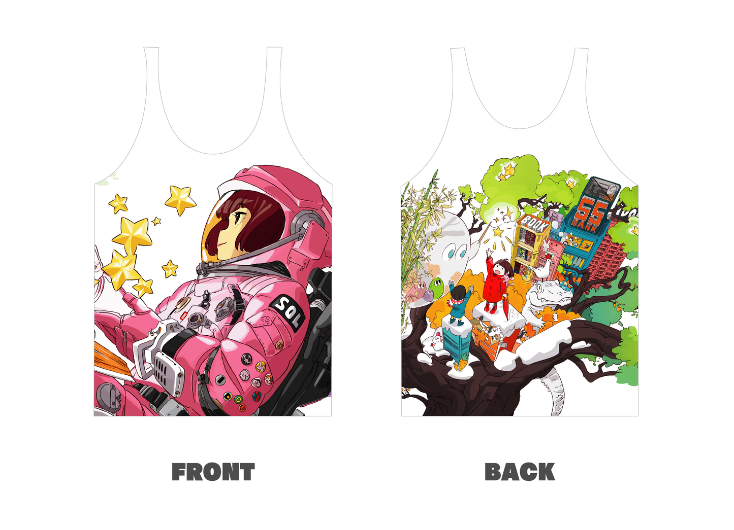 Child Chasing a Star TankTop