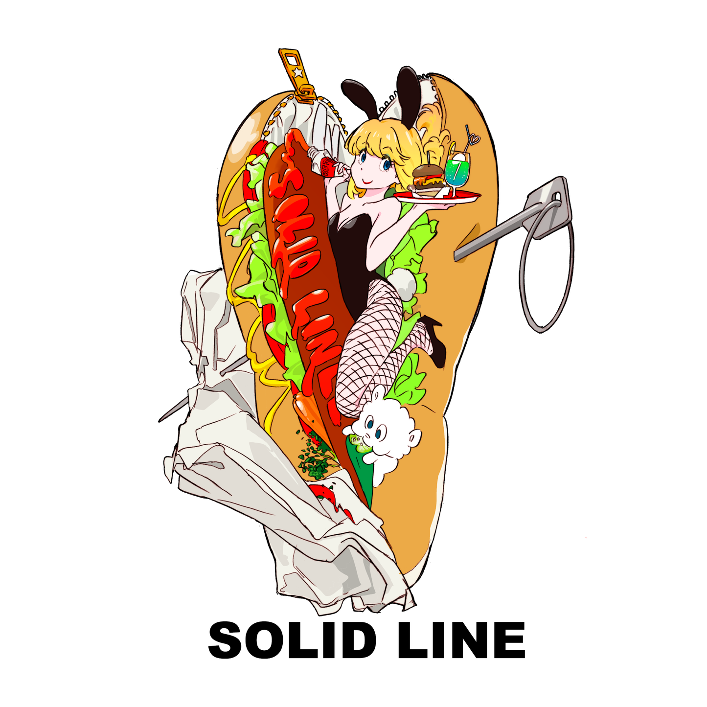 HOTDOG GIRL Tshirts